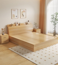 Giường Ngủ Gỗ Công Nghiệp Lõi Xanh Chống Ẩm Hiện Đại Dành Cho Gia Đình TA031