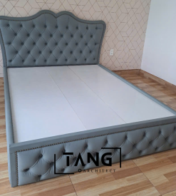 Giường MDF bọc nệm TA033