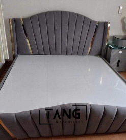 Giường MDF bọc nệm TA038