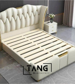 Giường MDF bọc nệm TA039