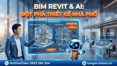 Ứng Dụng BIM Revit Thiết Kế & Xây Nhà Phố Hóc Môn | Tạng Architect