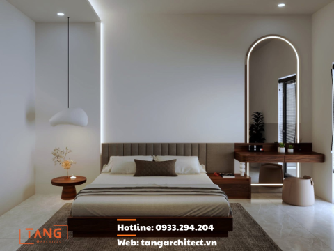 Thiết kế nội thất mộc mạc tone tối trung niên hiện đại sang trọng - Tạng Architect