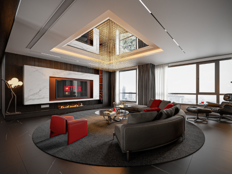 NỘI THẤT TONE TỐI HIỆN ĐẠI SANG TRỌNG - TẠNG ARCHITECT