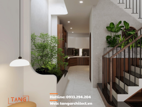 Thiết kế nội thất mộc mạc tone tối trung niên hiện đại sang trọng - Tạng Architect