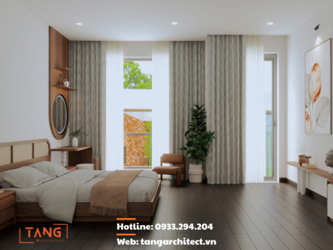Thiết kế nội thất mộc mạc tone tối trung niên hiện đại sang trọng - Tạng Architect
