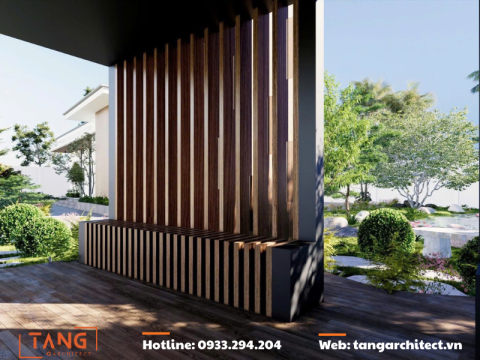 Thiết Kế nhà vườn mái ngói hiện đại củ chi - Tạng Architect