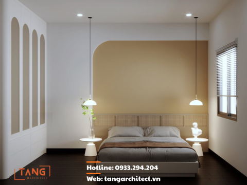 Thiết kế nội thất mộc mạc tone tối trung niên hiện đại sang trọng - Tạng Architect