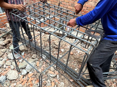 Thiết kế thi công nhà phố ở Hóc Môn