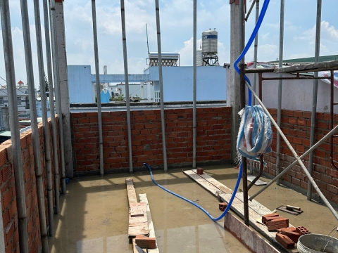 Thiết kế thi công nhà phố ở Hóc Môn